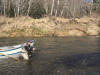 Jay fighting hard / Siletz River steelhead fly fishing guide / McKenzie River fly fishing guides