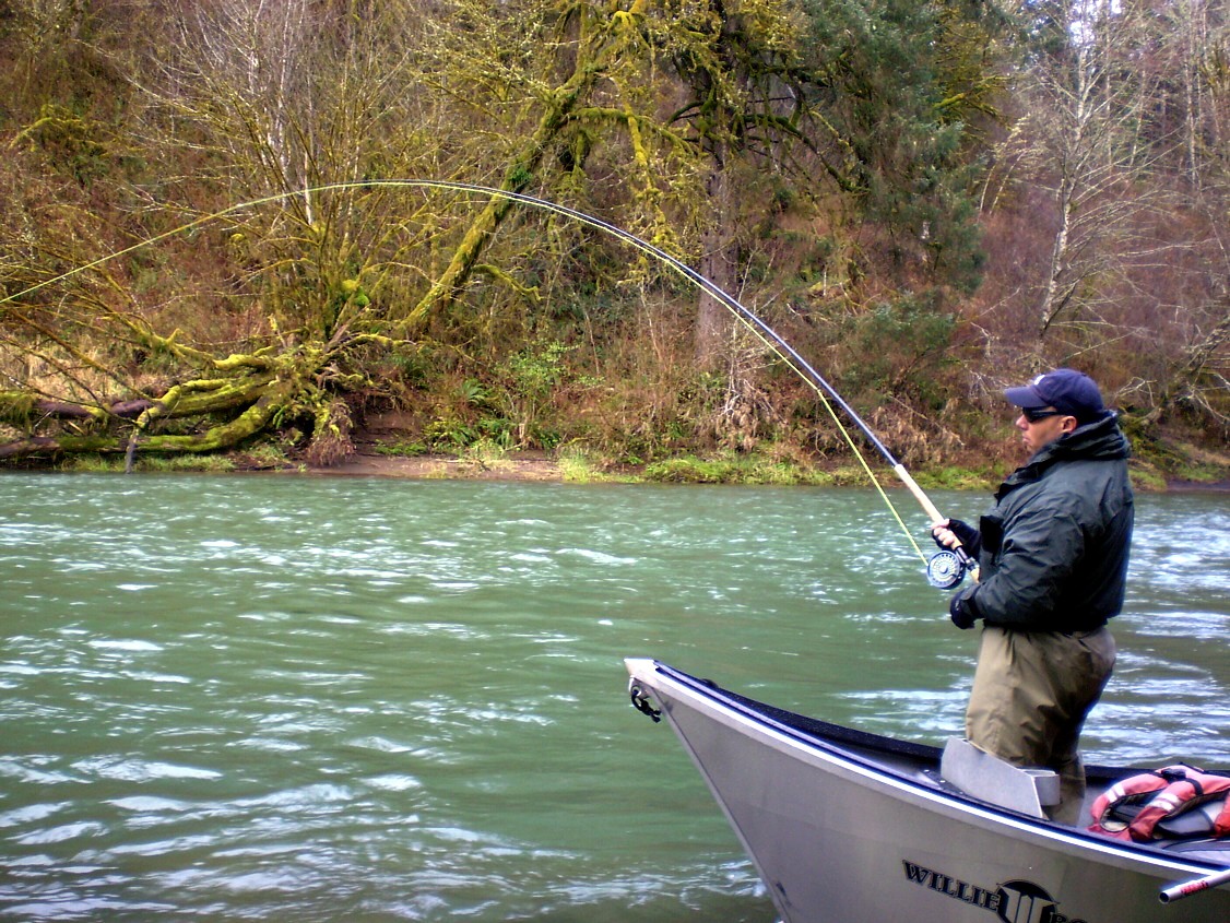 Mark Hoffman High Water / Michael Gorman photo / McKenzie River Fishing Guide