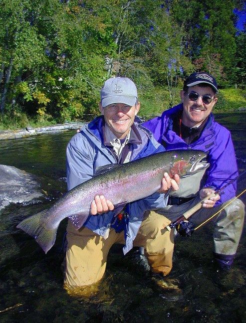 Chuck Beck /  steelhead fly fishing / steelhead fly fishing guide